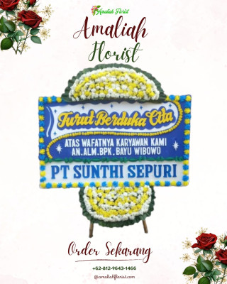 Papan Bunga Duka di Gedangsari