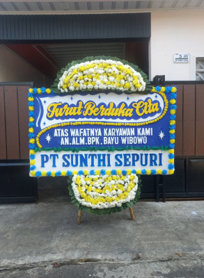 Papan Bunga Duka di Gedangsari