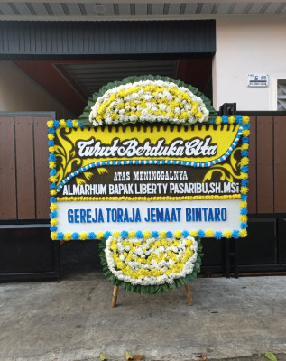 Papan Bunga Duka di Gedangsari
